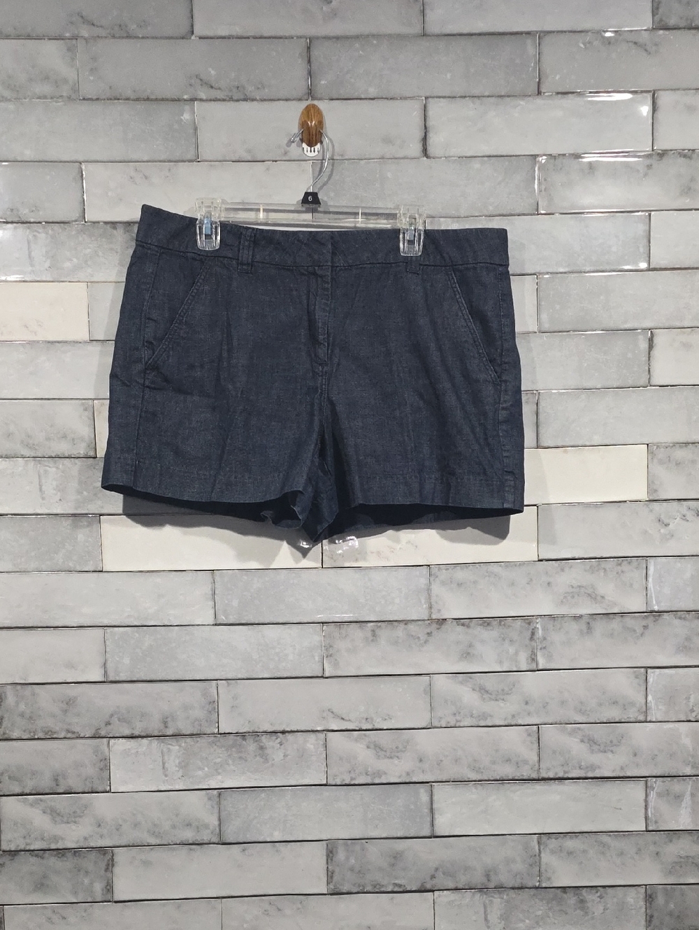 LOFT Dark Denim-Look Women's Shorts Size 14